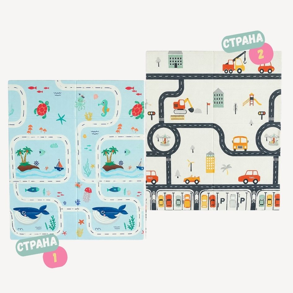 Educational foam mat Sea - Bebes 150 I 180 cm
