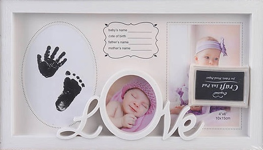 Print frame white Love