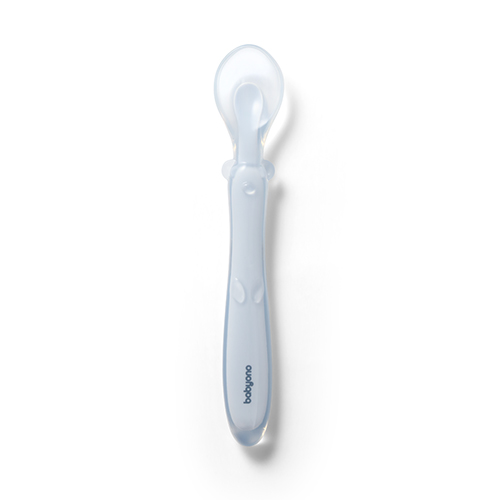 Flexibile Silicon spoons BABYONO blue