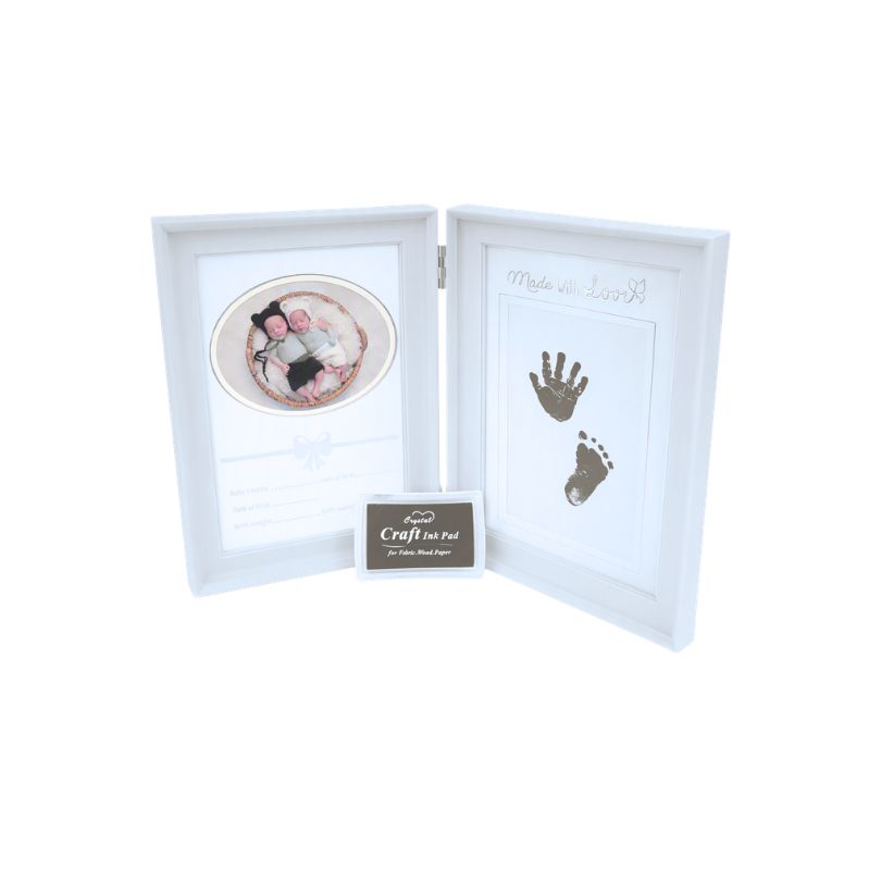 Double Print frame - White