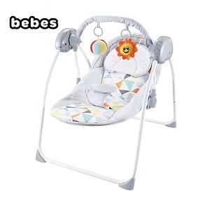 Swing with remote grey triangles Bebes