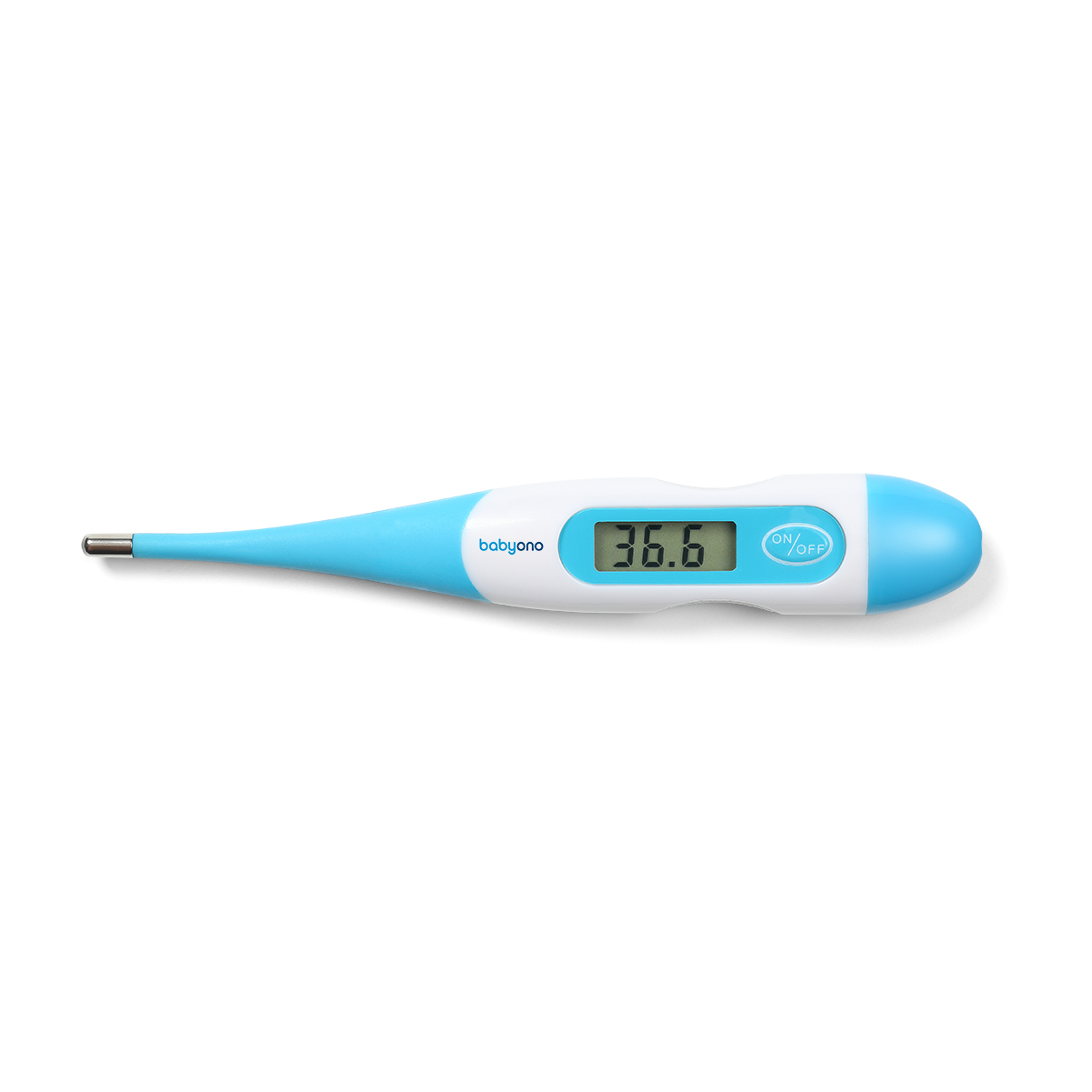 Electronic thermometer with a soft tip Babyono
